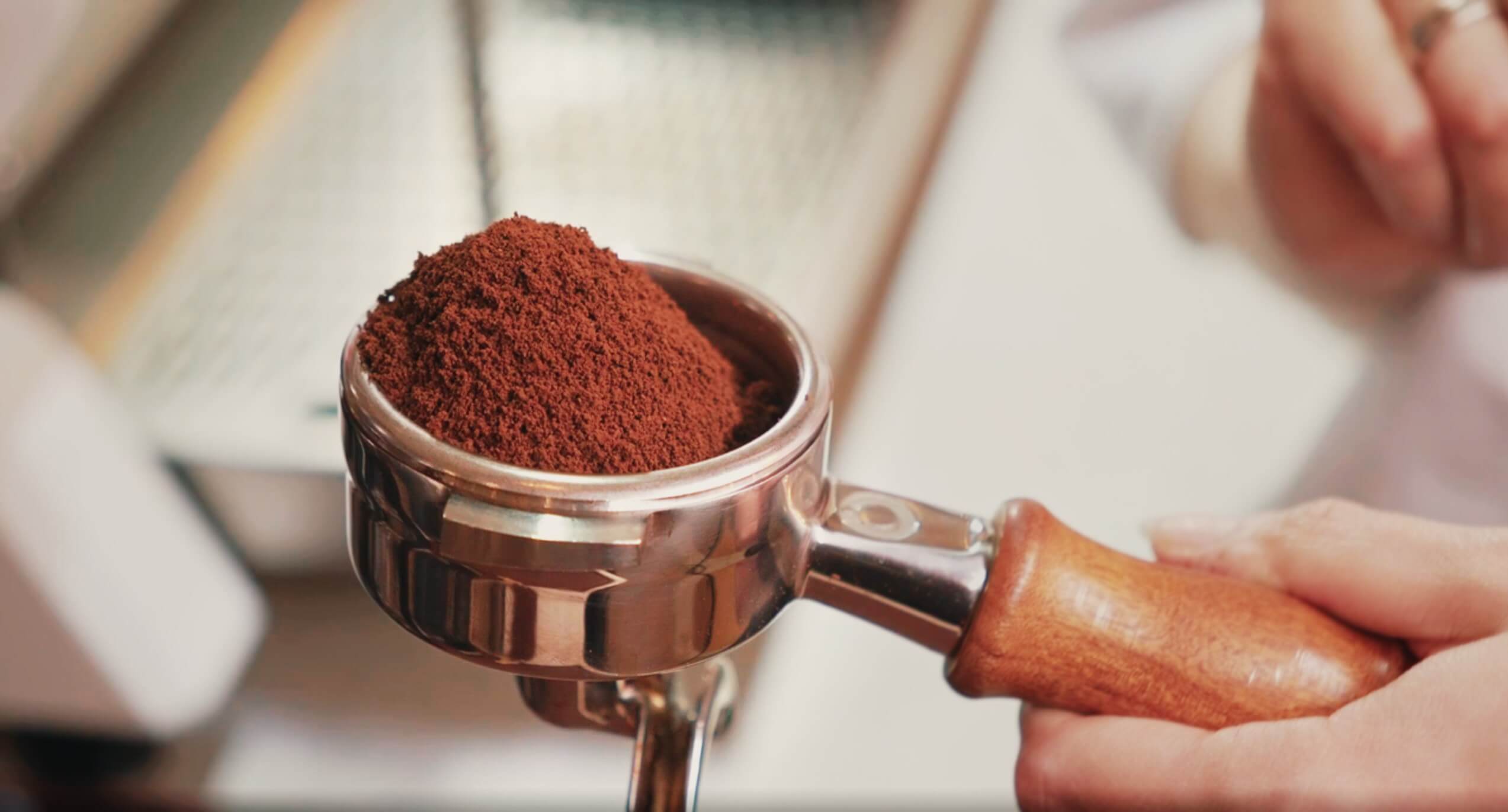 Неэффективное разравнивание кофе